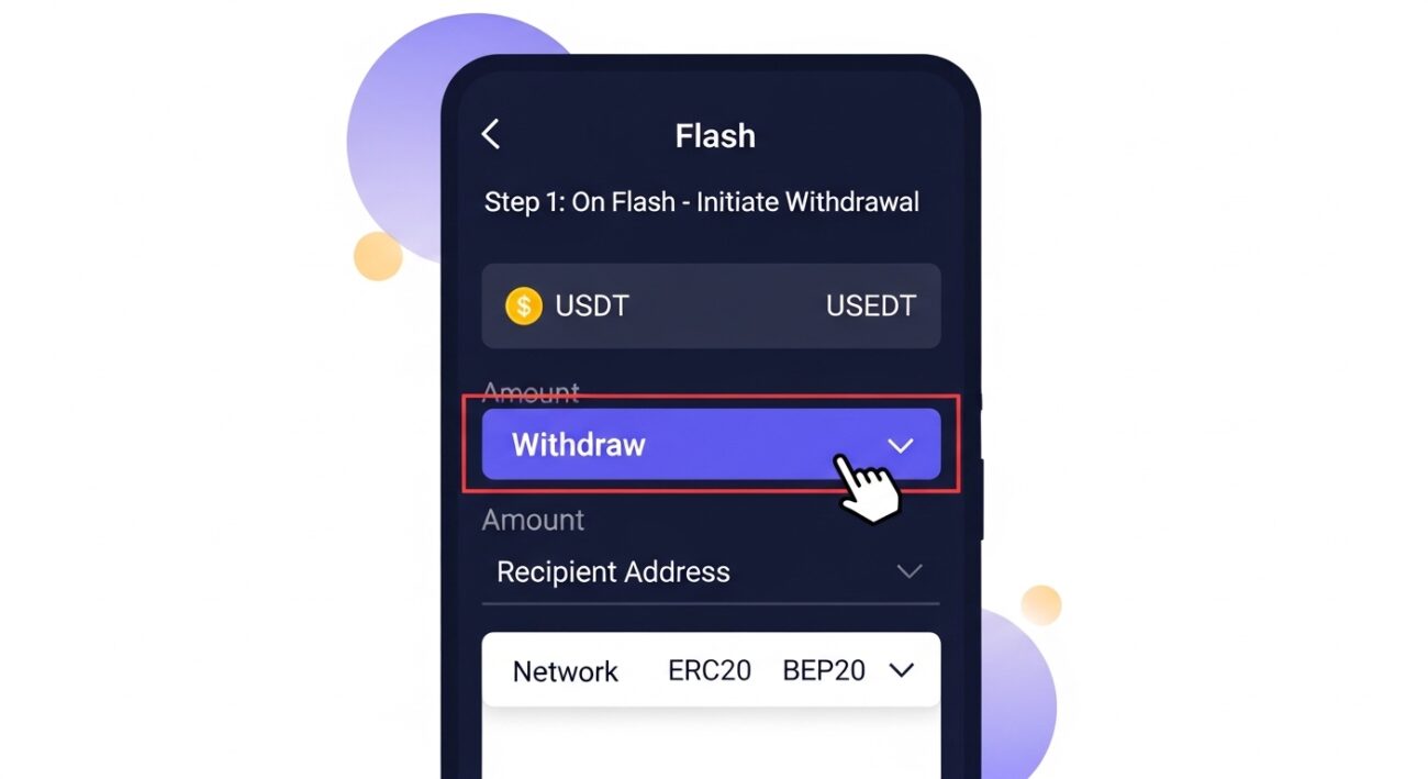 Step-by-Step: Transfer Flash USDT to Binance
