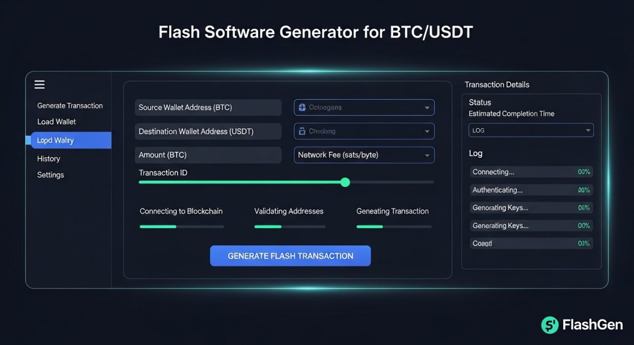 Step-by-Step: Flash Software Generator for BTC/USDT