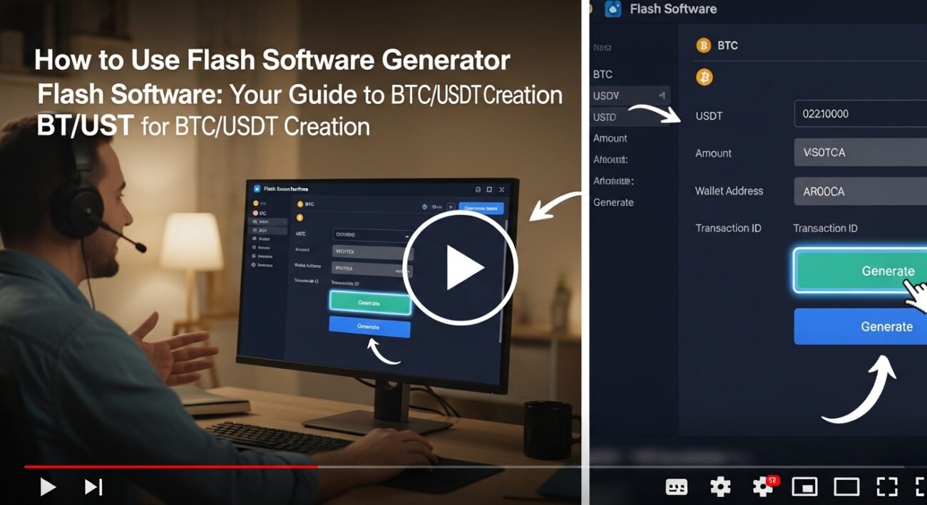 Master BTC/USDT Creation with Flash Software Generator