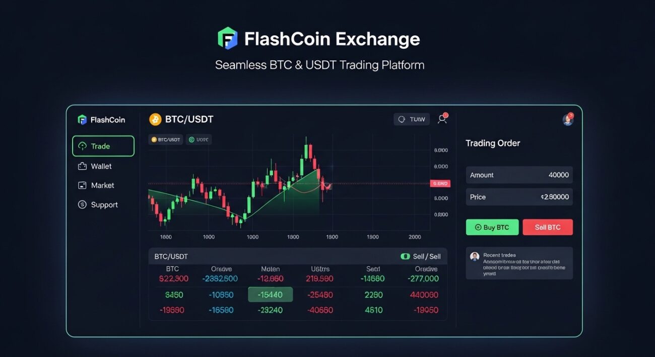 FlashCoin Hub: Your Gateway to BTC & USDT Crypto Markets